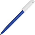 Ручка пластиковая шариковая Миллениум Color BRL, синий/белый