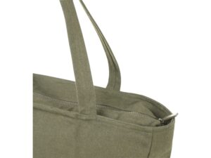 Weekender эко-сумка из переработанного материала Aware™ плотностью 500 г/м² - Зеленый — изображение 4