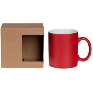 Коробка для кружки с окном Cupcase, крафт — изображение 3