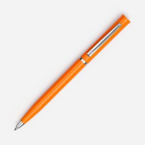 Ручка шариковая Euro Chrome, оранжевая — изображение 2