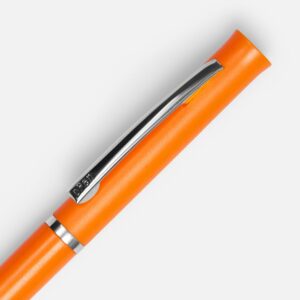 Ручка шариковая Euro Chrome, оранжевая — изображение 3
