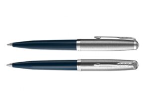 Шариковая ручка Parker 51 CORE MIDNIGHT BLUE CT, стержень: M, цвет чернил: black, в подарочной упаковке. — изображение 3