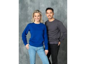 Мужской свитер Zenon с круглым вырезом, оранжевый — изображение 5