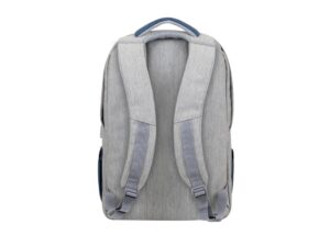 RIVACASE 7567 grey/dark blue рюкзак для ноутбука 17.3 / 6 — изображение 3