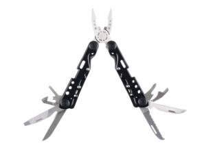 Мультитул Stinger, 105x40 мм, 13 функций, сталь, чёрно-серебристый, в комплекте нейлоновый чехол — изображение 2