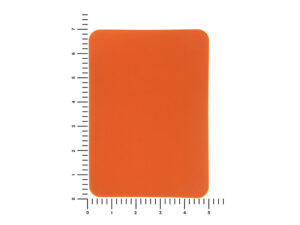 ПАТЧ ПРЯМОУГОЛНЫЙ soft-touch (оранжевый ) 5,0 х 7,0 см — изображение 3