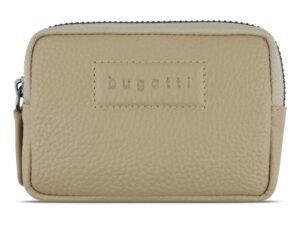 Ключница BUGATTI Elsa, с защитой данных RFID, песочного цвета, воловья кожа/полиэстер, 11х2х7 см — изображение 2