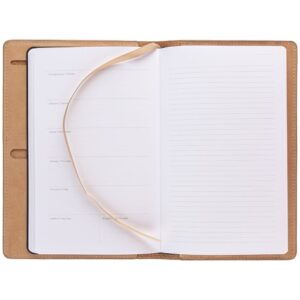 Еженедельник-портфолио Remini, недатированный, бежевый — изображение 6