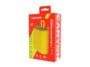 Портативная беспроводная колонка Canyon BSP-4, 5W, 1200mAh, желтая — изображение 4