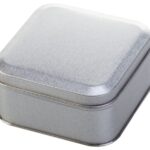 Коробка Pragmax S, квадратная, серебристая