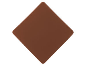 ПАТЧ РОМБ soft-touch (коричневый) 7,6 х 7,6 см