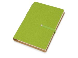 Блокнот А6 Write and stick с ручкой и набором стикеров, зеленое яблоко