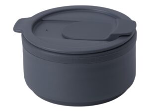 Силиконовый складной стакан GoCup, темно-серый — изображение 4