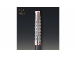 Шариковая ручка Parker Sonnet Premium Metal & Grey Lacquer PGT, стержень: M, цвет чернил: black , в подарочной упаковке — изображение 6