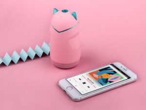 Портативная акустика Rombica Mysound Kitty 3C, розовый — изображение 7