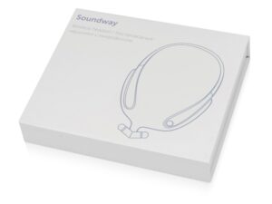 Беспроводные наушники с микрофоном Soundway, черный/красный — изображение 6