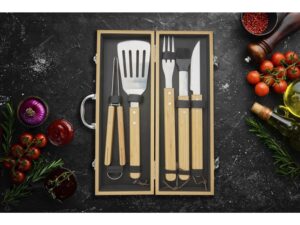 Churras Набор для барбекю из 5 предметов, natural — изображение 5