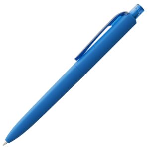 Ручка шариковая Prodir DS8 PRR-T Soft Touch, голубая — изображение 2