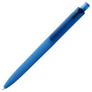 Ручка шариковая Prodir DS8 PRR-T Soft Touch, голубая — изображение 4