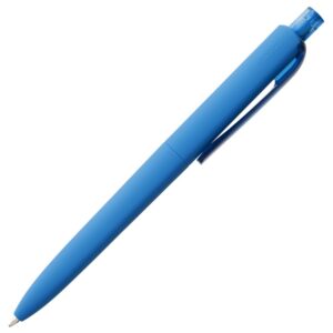 Ручка шариковая Prodir DS8 PRR-T Soft Touch, голубая — изображение 3