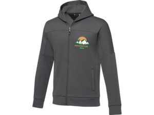 Мужская спортивная трикотажная куртка Nubia на молнии, storm grey — изображение 5