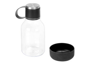 Бутылка для воды 2-в-1 Dog Bowl Bottle со съемной миской для питомцев, 1500 мл, черный — изображение 3