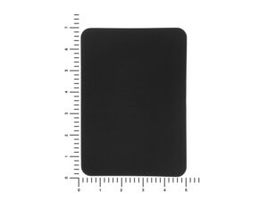ПАТЧ ПРЯМОУГОЛНЫЙ soft-touch (чёрный) 5,0 х 7,0 см — изображение 3