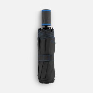 Зонт складной AOC Mini с цветными спицами, синий — изображение 3