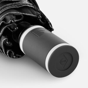 Зонт складной AOC Mini с цветными спицами, белый — изображение 5
