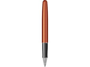 Ручка-роллер Parker Sonnet Essentials Orange SB Steel CT, цвет чернил black,перо: F, в подарочной упаковке. — изображение 7