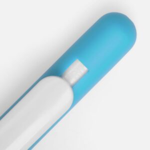 Ручка шариковая Swiper Soft Touch, голубая с белым — изображение 3