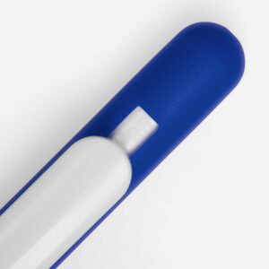 Ручка шариковая Swiper Soft Touch, синяя с белым — изображение 3