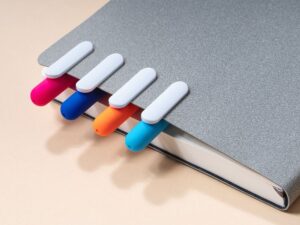 Ручка шариковая Swiper Soft Touch, неоново-оранжевая с белым — изображение 4