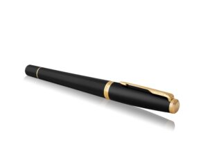Ручка перьевая Parker Urban Core Muted Black GT, ченый/золотистый — изображение 3