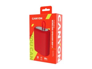 Портативная беспроводная колонка Canyon BSP-4, 5W, 1200mAh, красная — изображение 6