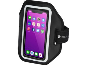 Браслет Haile для смартфона с отображением дисплея и прозрачным чехлом, черный — изображение 5