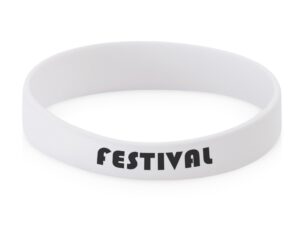 Силиконовый браслет Forest 202*12 мм, белый