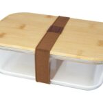 Roby Стеклянный контейнер для завтрака с бамбуковой крышкой - Natural / прозрачный