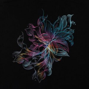 Майка женская Vibrance, черная — изображение 3