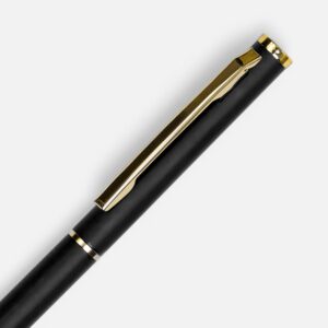 Ручка шариковая Hotel Gold, ver.2, матовая черная — изображение 3