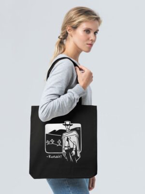 Холщовая сумка «Копай», черная — изображение 3