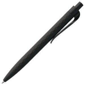 Ручка шариковая Prodir QS01 PRP-P Soft Touch, черная — изображение 4