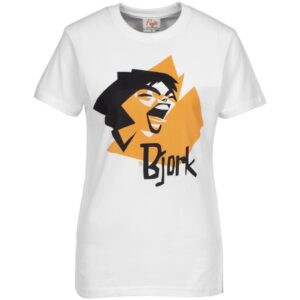 Футболка женская «Меламед. Bjork», белая — изображение 2