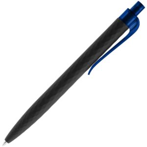 Ручка шариковая Prodir QS01 PRT-T Soft Touch, черная с синим — изображение 3