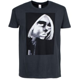 Футболка «Меламед. Kurt Cobain», темно-серая — изображение 2