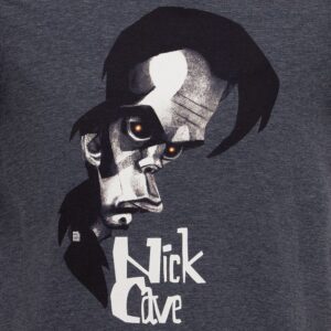 Футболка «Меламед. Nick Cave», темно-синий меланж — изображение 3