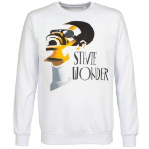 Толстовка «Меламед. Stevie Wonder», белая — изображение 3