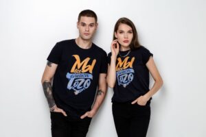 Футболка «Мы все слегка того», темно-синяя — изображение 8