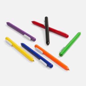 Ручка шариковая Swiper, оранжевая с белым — изображение 5