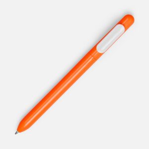 Ручка шариковая Swiper, оранжевая с белым — изображение 2